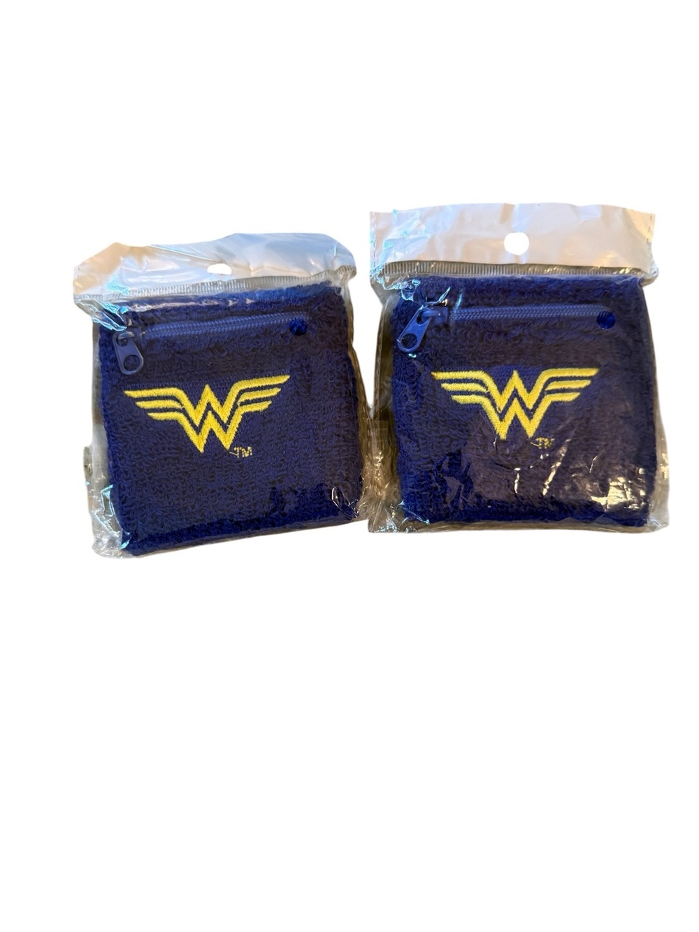 Wonder Woman Navy Wrist Sweatbands - Set of 2